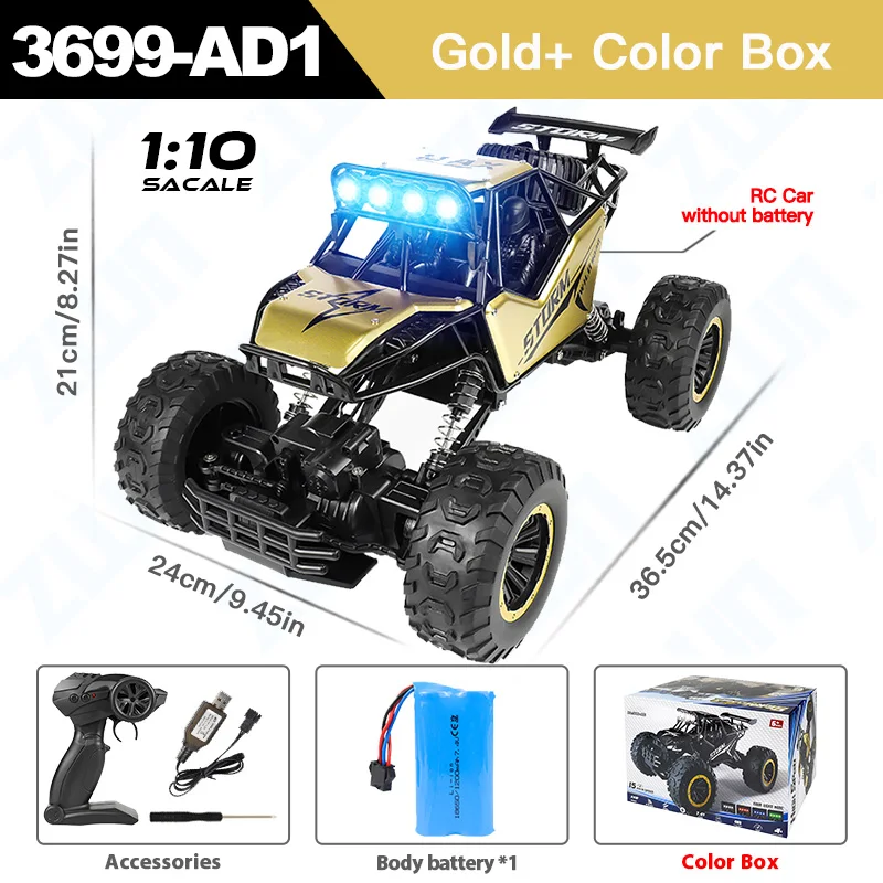 ZWN 1:10 Jumbo Size Remote Control Buggy Full Proportion Four