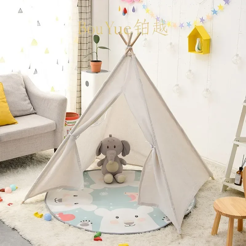 Kids Teepee Tent Indoor Playhouse for Children Princess Castle Toy House Baby Gift Photo Props Decor