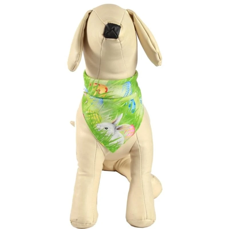 

Easter Theme Dogs Scarf Pet Printed Neck Scarf Holiday Bandanas Party Accessory