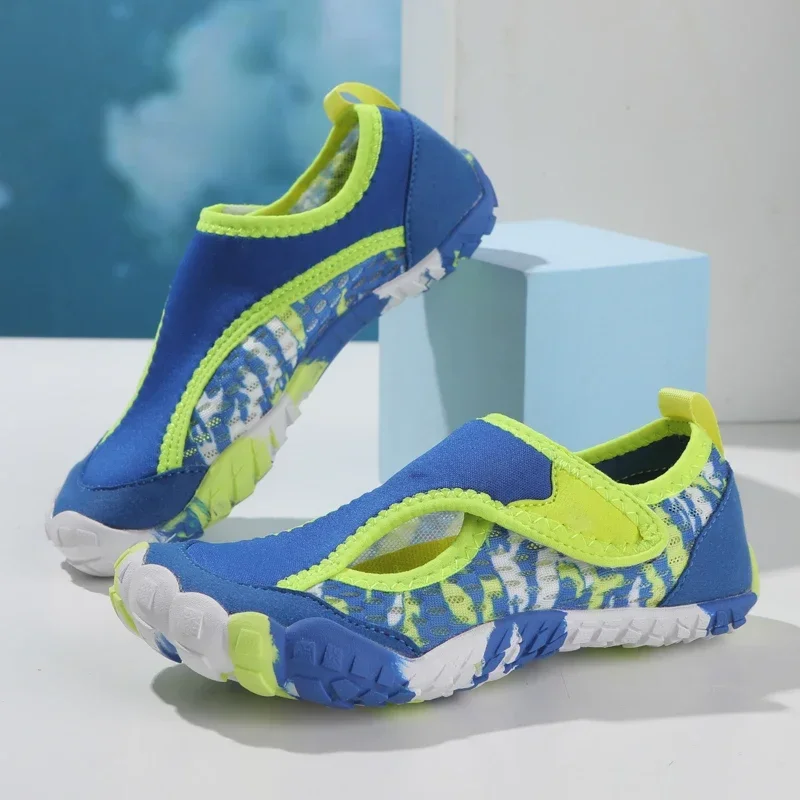 Bambini Wading scarpe sportive Quick-Dry ragazzi ragazze nuoto scarpe da ginnastica da spiaggia bambini immersioni surf canottaggio Aqua scarpe da acqua a piedi nudi