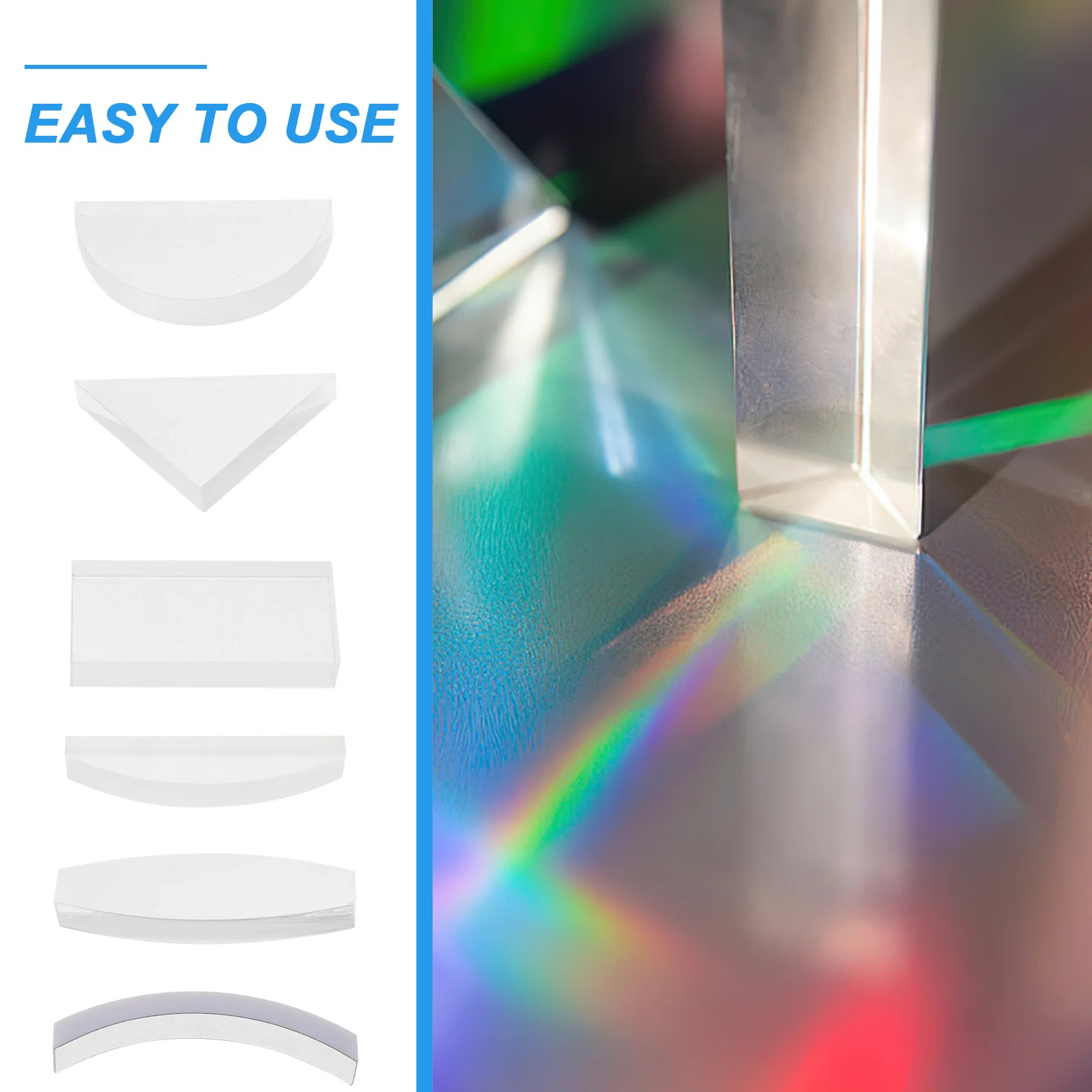 

Optical Concave Lens for Teaching Science Classroom Optics Kits Convex Laboratory