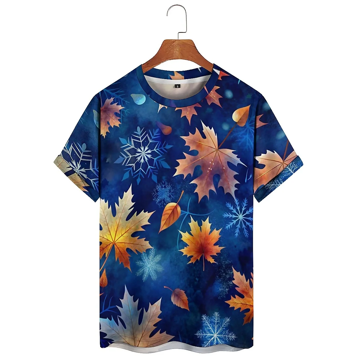 

Family Gathering Street Style Men's 3D Printed Short Sleeve T-Shirt - Crew Neck Shirt
