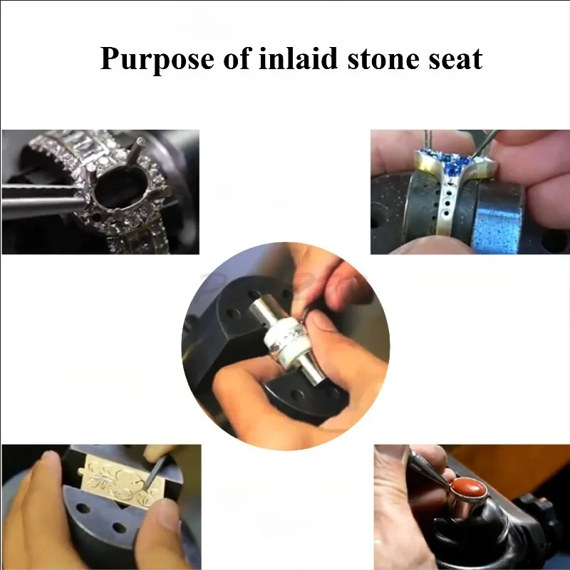 Universal Stone Inlay Base Micro Inlay Ball Large Micro Inlay Base Carving Multifunctional Fixing Fixture