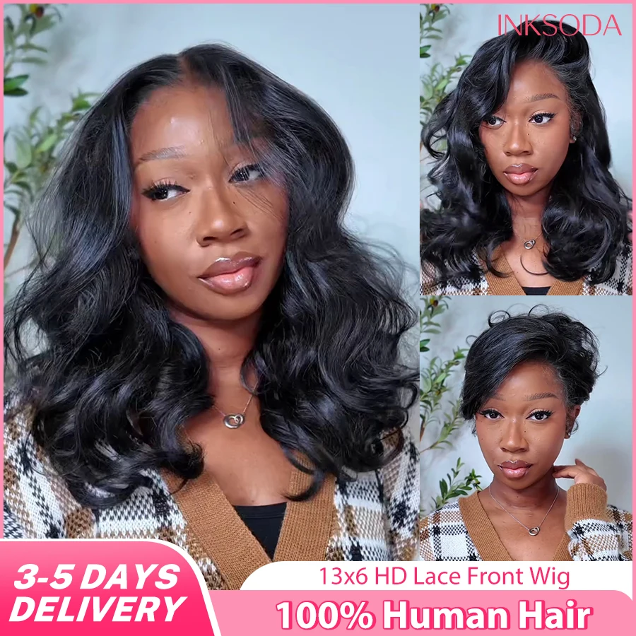 

Парик из натуральных волос 13x6 HD Lace Front, волнистый, парик 13x4 Lace Frontal из натуральных волос, плотность 220%, предварительно выщипанный, 100% бразильские натуральные волосы