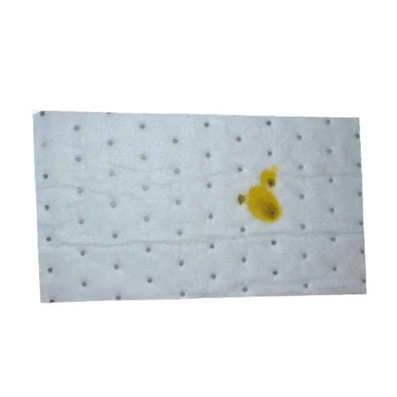 Tampone assorbente bianco leggero solo per l'olio essenziale per la gestione delle fuoriuscite di emergenza