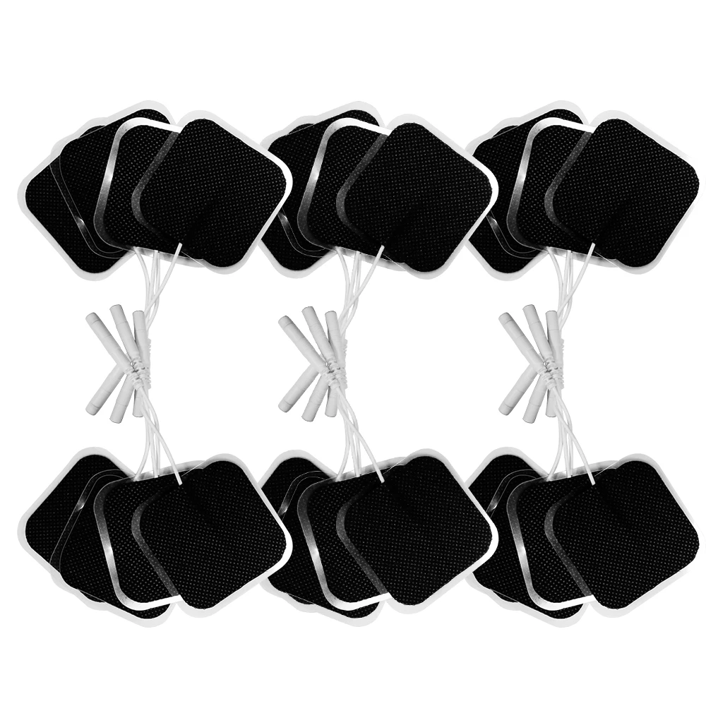 10/20Pcs TENS Pads EMS Nerve Muscle Stimulator Massager Silicone Gel Patch Electrode Pads Digital Acupuncture Physiotherapy