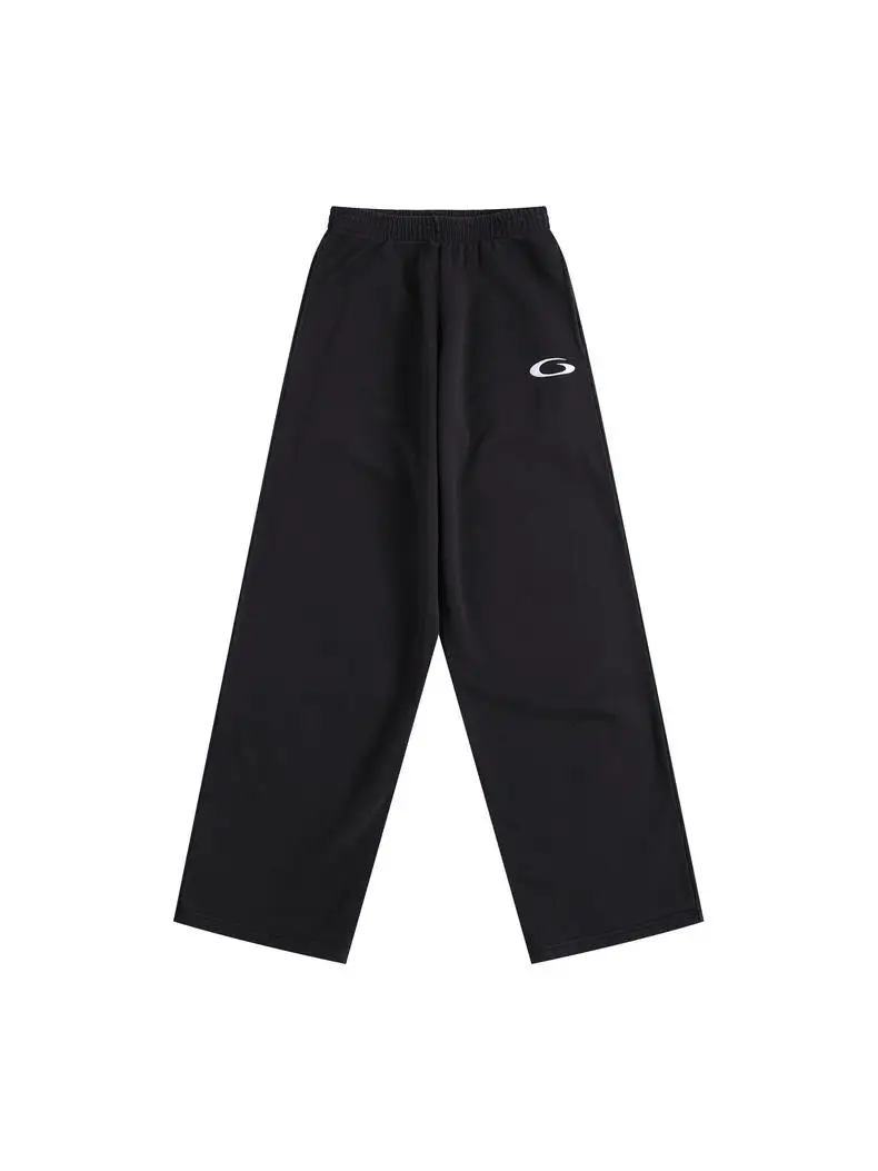 

Loose Men's Baskeall Sport Pants Paris Sle Embroidered Ring Long Trousers Casual Youth Faion All Seasons Wear