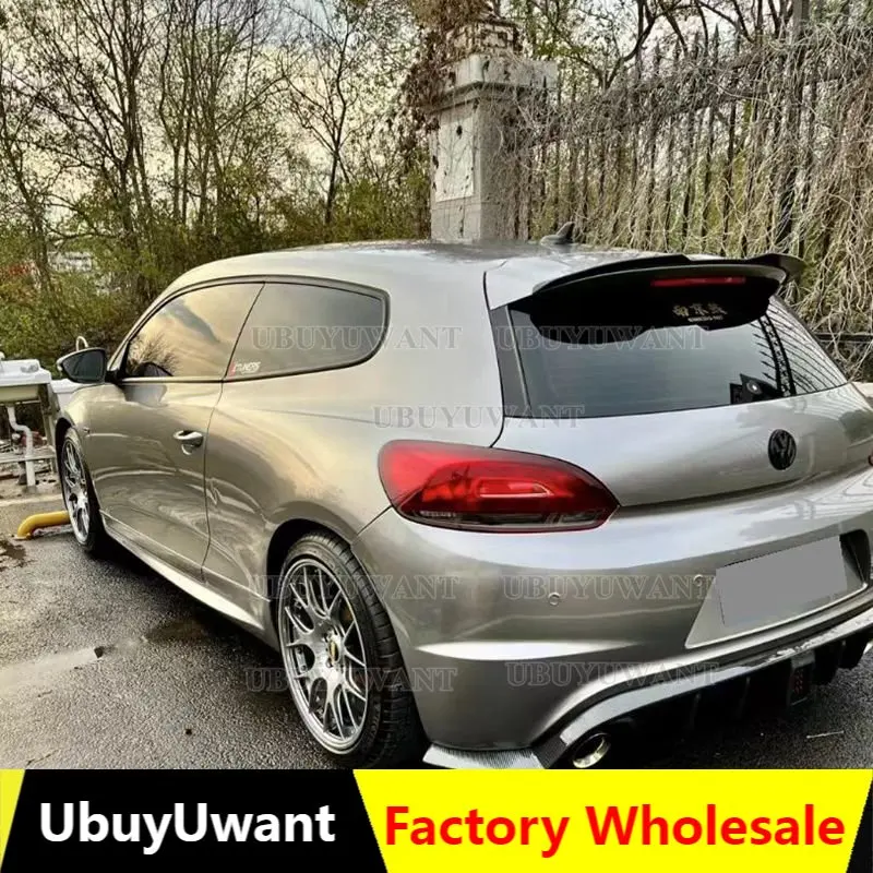 

High Quality ABS Plastic Paint Gloss Black Rear Roof Lip Spoiler for Volkswagen Scirocco 2009- 2019 (Only For R and R Line)