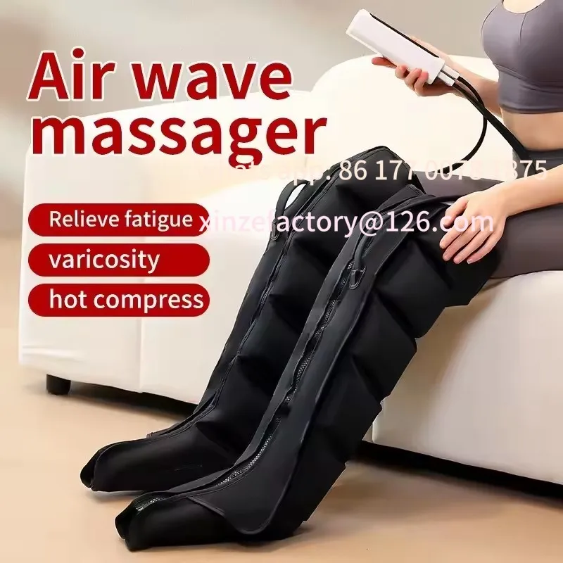 Customizable Air Compression Leg Foot Massage 6 Airbag Pneumatic Boots Used for Circulation and Leg Muscle Relaxation to Relieve