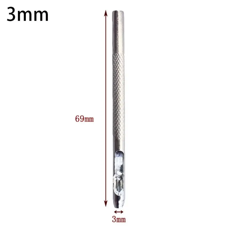 2.5/3/3.5/4mm Belt Hole Punchers Hollow Round Hole Leather Punch Kit High Quality Galvanized Watch Band Tools Punching Hole