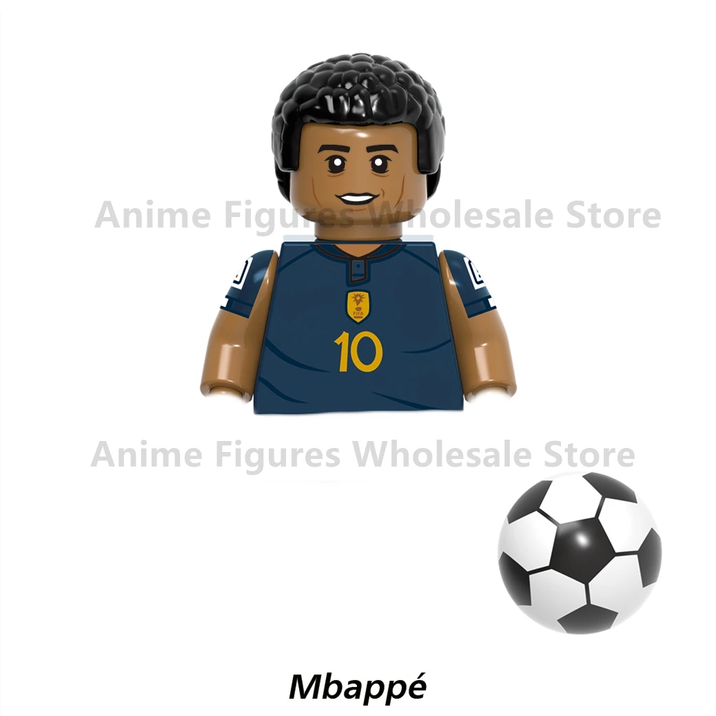 Voetbal Sport Ster Model 4.5Cm Bricks Serie Tekens Mini Action Figure Bouwstenen Kinderen Speelgoed Voor Onderwijs Geschenken