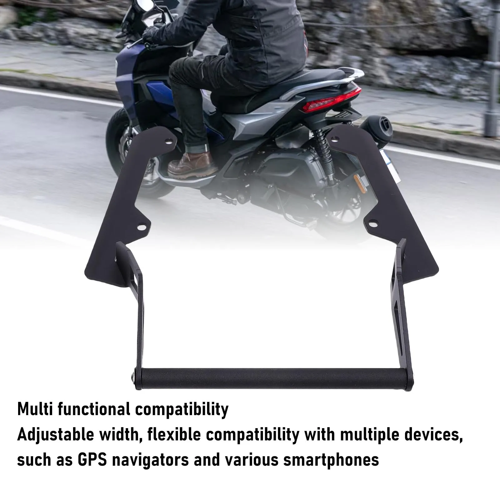 دراجة نارية الملاحة لتحديد المواقع القطب تصاعد قوس عالية القوة استبدال المعادن لأبريليا SR GT200 GT 200 2022-2025