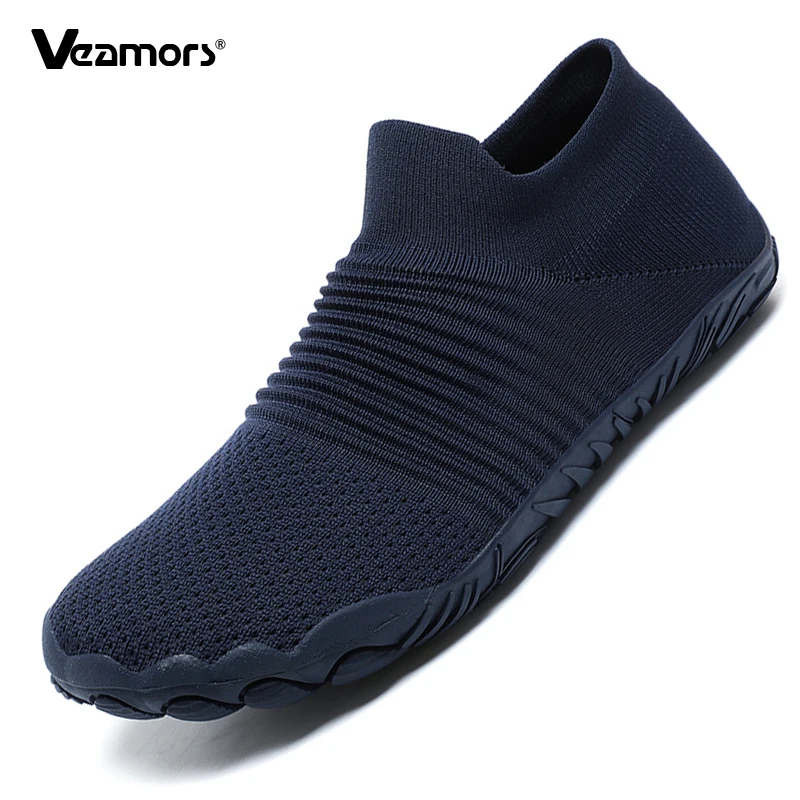 

Light Breathable Men's Walking Shoes Wide Toe Comfortable Running Shoes Non-slip Soft Casual Sports Shoes for Jogging Exercise