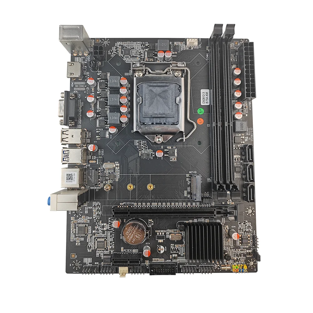 PCWINMAX B75A-KM LGA 1155 Dual Channel DDR3 up to 16GB Micro ATX Gaming Motherboard B75 For Core I7 I5 I3 Xeon CPU