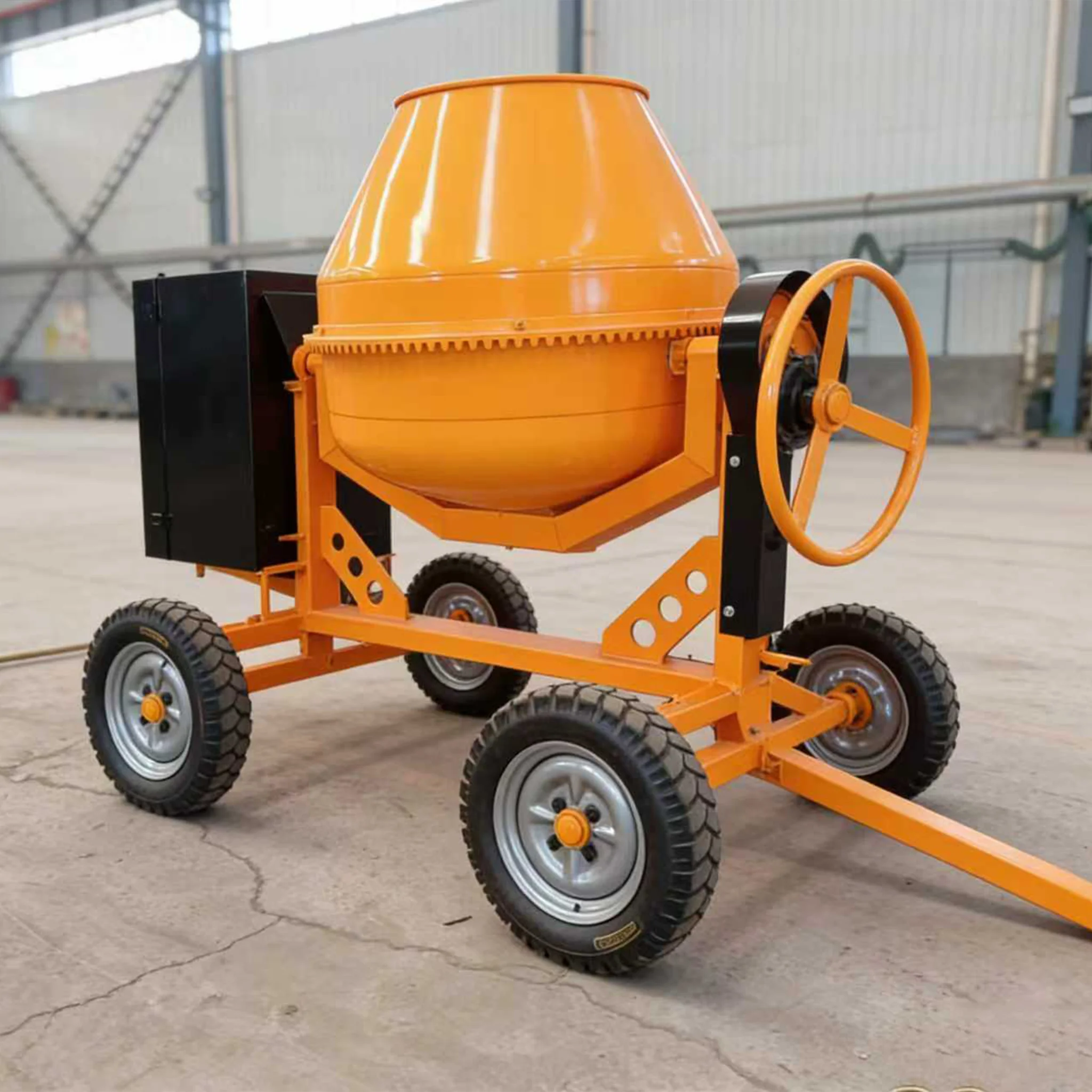 

New Type of diesel Cement Mixer, 350L and 500L, Construction Site Concrete Mixer, diesel Concrete Mixer Is Selling Well.