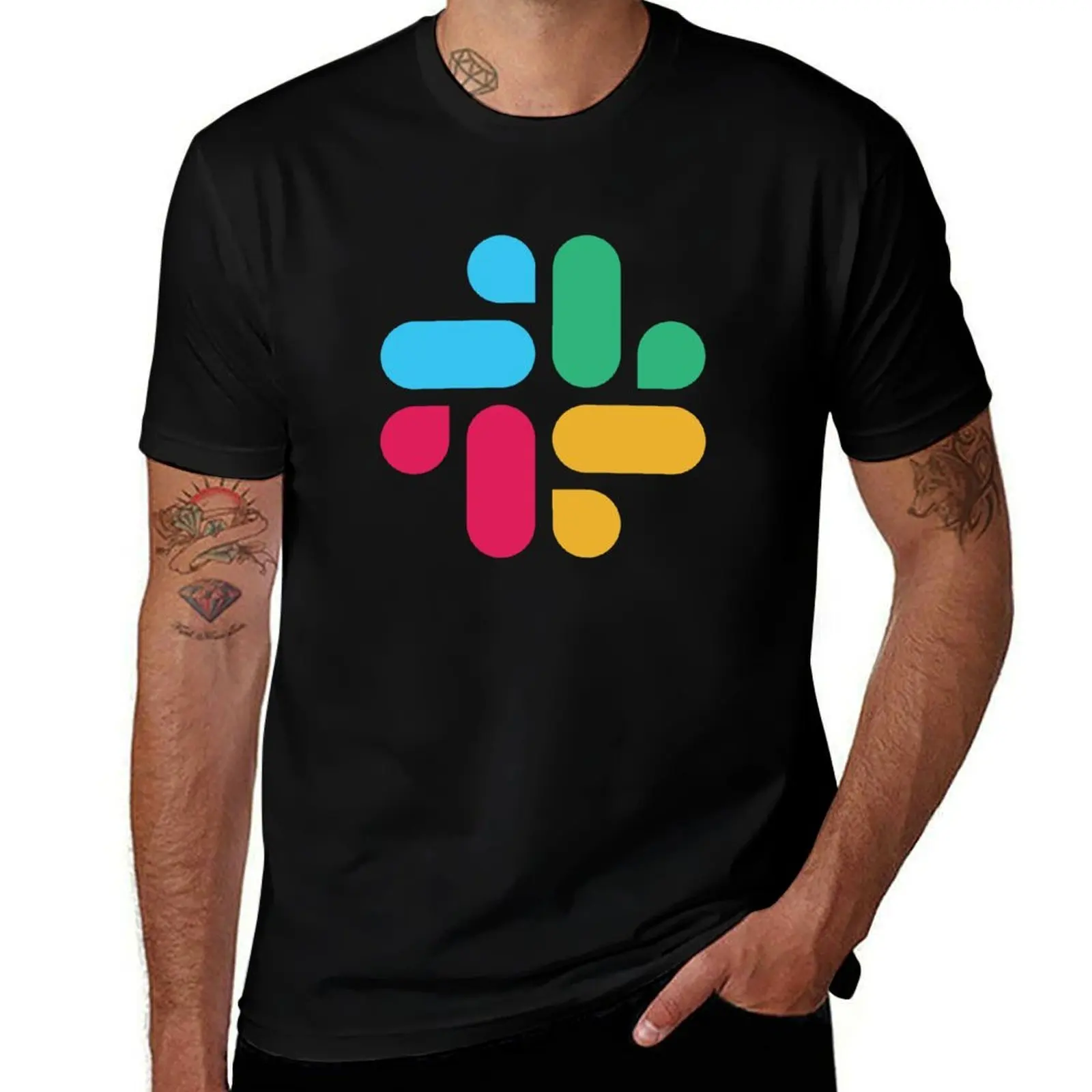 

Slack Software Logo Icon Gift for Slack Fan T-Shirt t shirts for man graphic vintage t shirts for man cotton funny T-Shirt