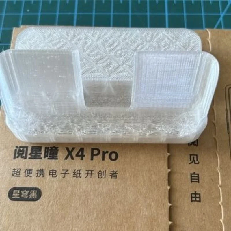 E-book Bracket for XTEINK X4 Pro/X3 E-ink Reader Transparent White PETG Material 3D Printing Desktop Stand Reading Stand