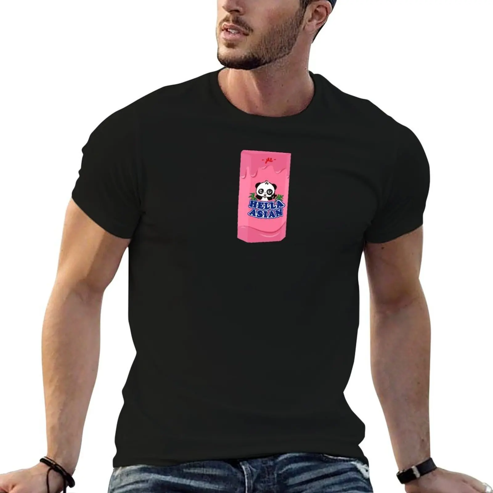 Hella Asian - # Camiseta VeryAsian - Panda Snacks, camiseta de anime para hombre, camiseta de algodón 100%, camisetas divertidas, camiseta de humor oscuro