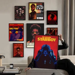 The Weeknd Music Album Whitepaper Poster HD Quality Poster Wall Art Painting Study Room Wall Decor