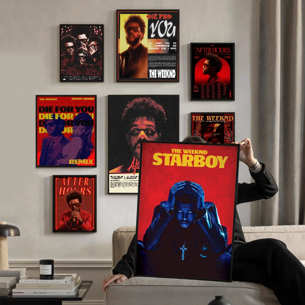 The Weeknd Music Album Whitepaper Poster HD Quality Poster Wall Art Painting Study Room Wall Decor