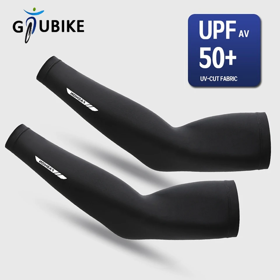

Спортивные рукава GTUBIKE Ice Silk: дышащие, влагоотводящие, для велоспорта, рыбалки, бега, с защитой от солнца, эластичные, для мужчин