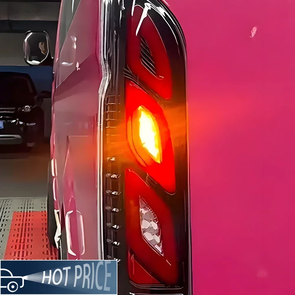 Car Taillights For Toyota Hiace 2005-2018 Upgrade High Configuration Auto LED Dynamic Rear Back Lamps Plug and Play Accessories