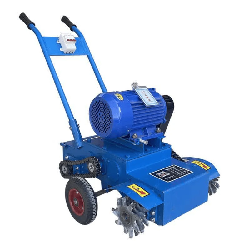 Concrete floor ash and slag cleaning machine Cement pavement hair pulling machine Chisel floor grabbing planer Cleaning machine