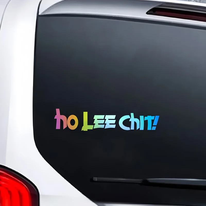 شارات "Ho Lee Chit" وملصقات ممتصة للصدمات ومبتكرة ومضحكة لمحبي الرسوم المتحركة، جودة عالية لسيارات الشاحنات والدراجات النارية وأجهزة الكمبيوتر المحمولة