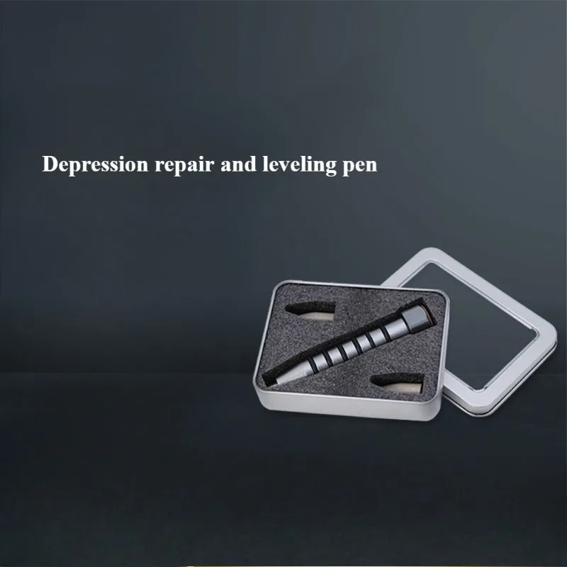 

Car Dent Repair Leveling Pen with Adjustable Length and Anti Slip Rubber Ring Interchangeable Head and Tapping Pen