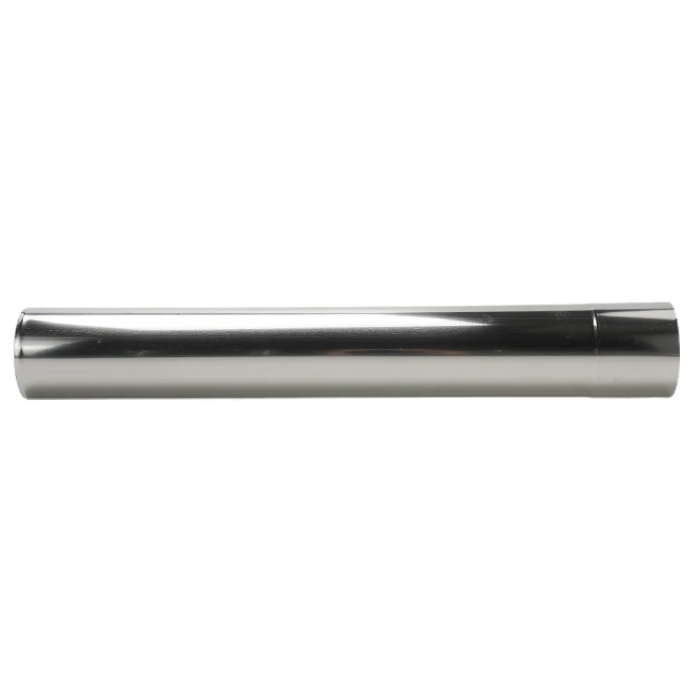 1pc Stainless Steel Chimney Gas Water Heater Exhaust Pipe For Home/outdoor Camping Wood Stove 30/40cm Diameter 6cm Silver