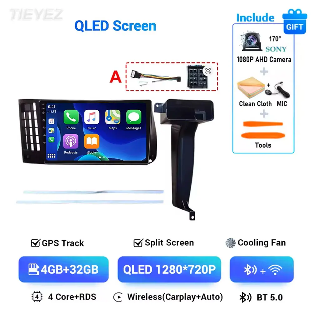 Android 15 voor VW Volkswagen Golf 3 1992-1993 2K Carplay autoradio multimediaspeler navigatie stereo GPS 4G WIFI BT DSP