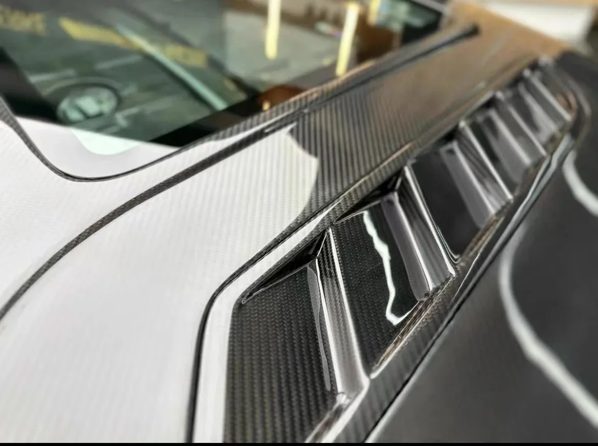 Dry carbon fiber clear glass hood for  F97 X3M F98 X4M