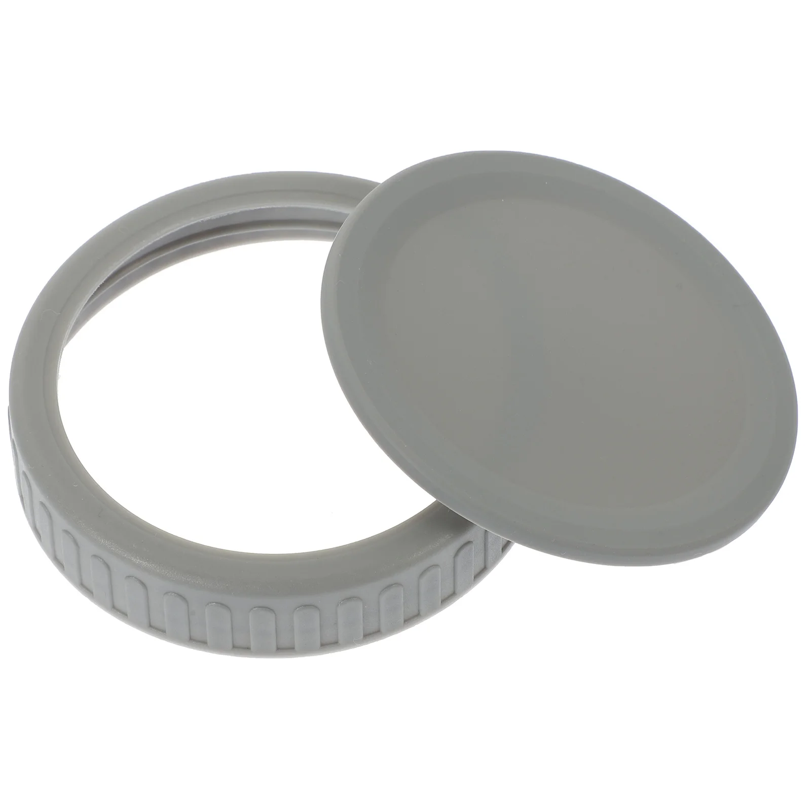 

Overnight Mason Jar Lid Lids for Glass Containers Wide Mouth Jars Grey Silica Gel Bottle Covers