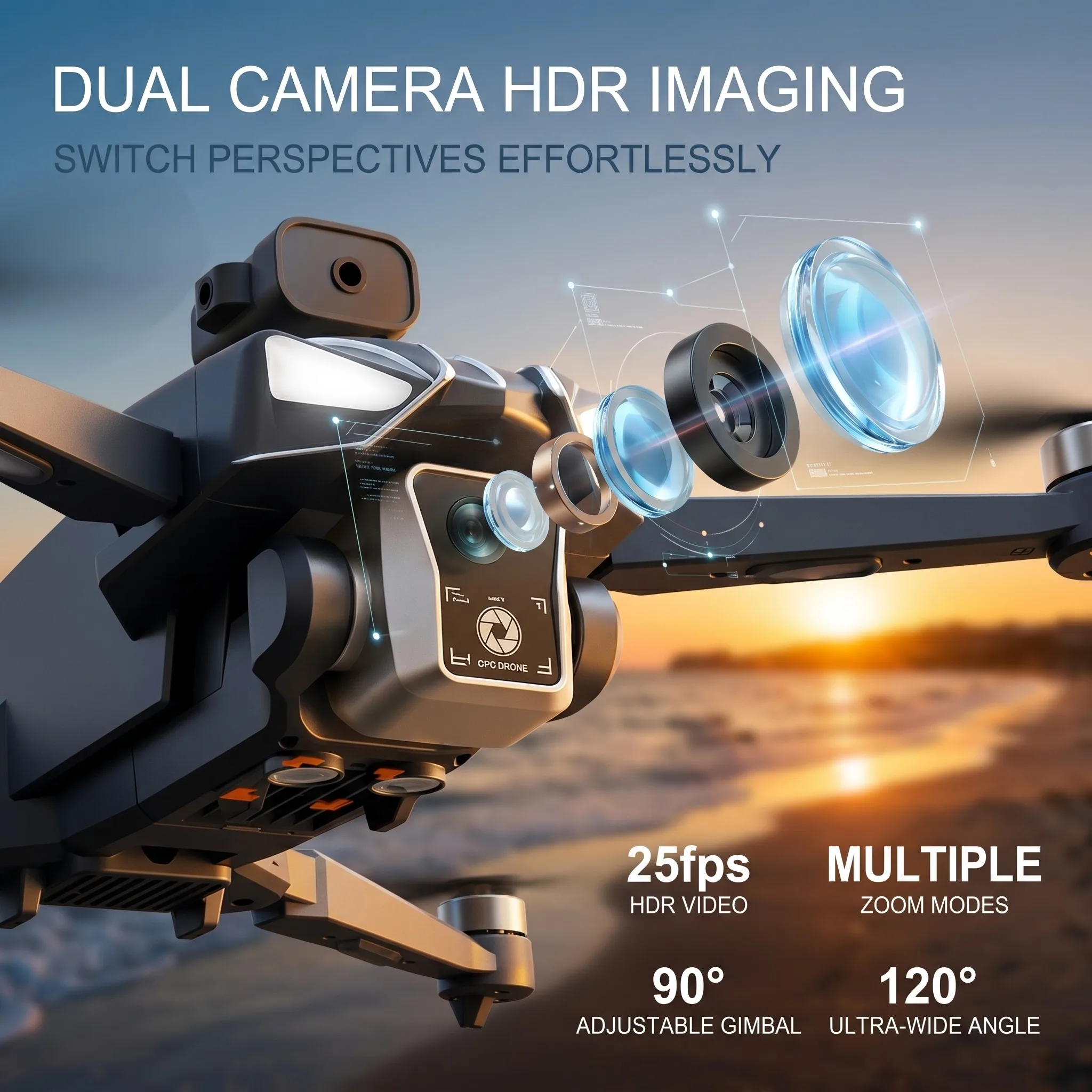 2026 New K18 MAX 8K Drone Cam 360° Obstacle Avoidance Panoramic Shooting 5G GPS Brushless Motor With Screen Remote Control Drone