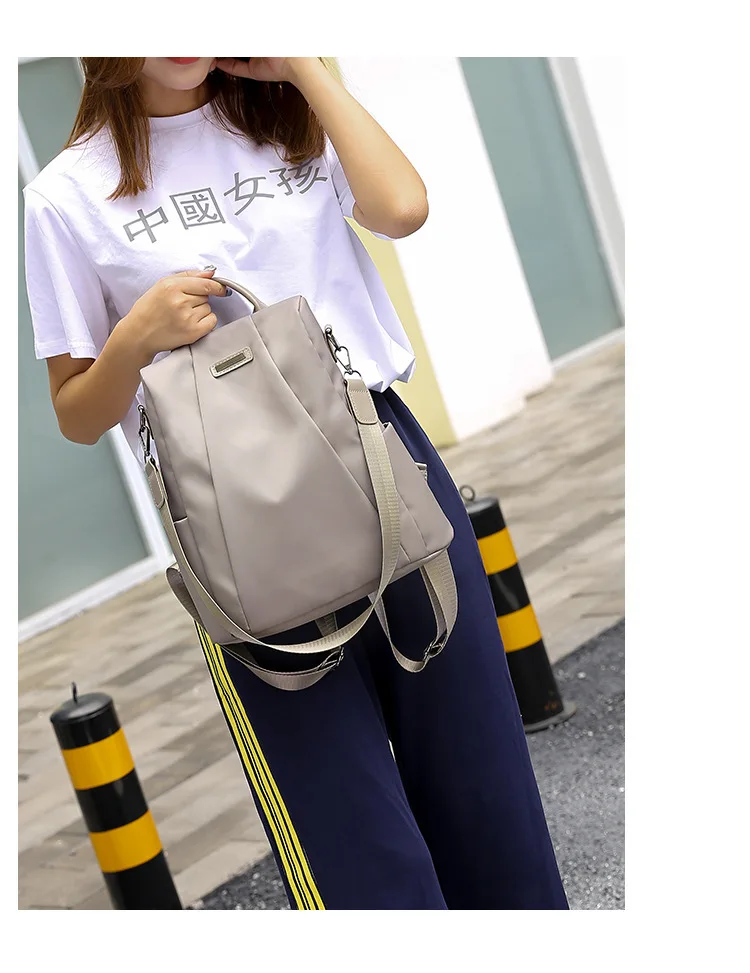 Fashion Anti-theft Backpack Women Casual Waterproof School Bags For Teenage Girl Multi-function Shoulder Bag Travel Rucksack