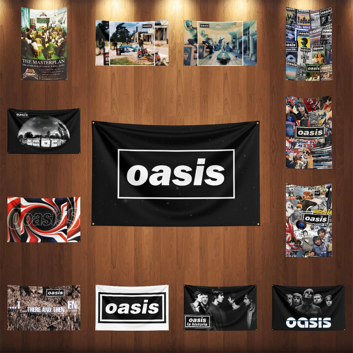 3x5 Ft Heavy Rock Band-O-oasis Flag Polyester Digital Printing Banner for Bedroom Wall Art Out Door Tapestry