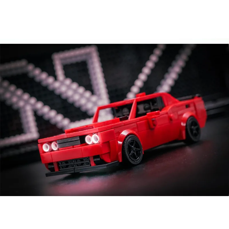 

Building Blocks MOC Racing Car Model 362 Parts Speed Champion Creative Toy for Boys Girls