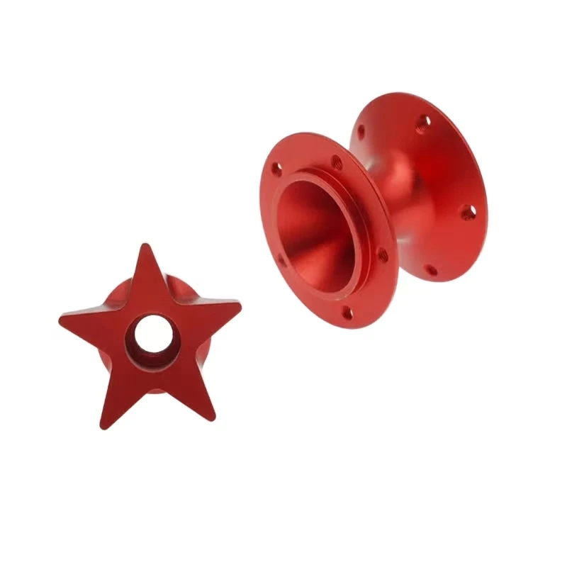 Anodized multi-colored aluminum alloy special-shaped machining parts Model Equipment decoration / functional parts