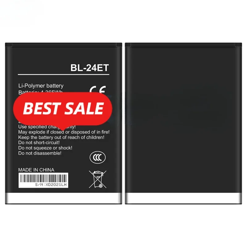 BL-24ET for Tecno F3/B1/POP2/B1F/B1G/B1C Phone Battery 0 Cycle High Quality Capacity Replacement Bateria Grade A Cell with Tools