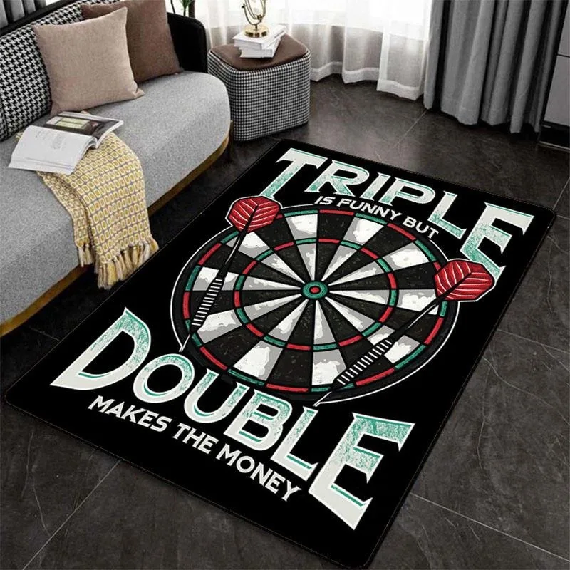 

Playroom Dart Large Carpet Rug for Home Living Room Bedroom Sofa Doormat Decor Kids Play Area Rug Carpet Non-slip Floor Mat