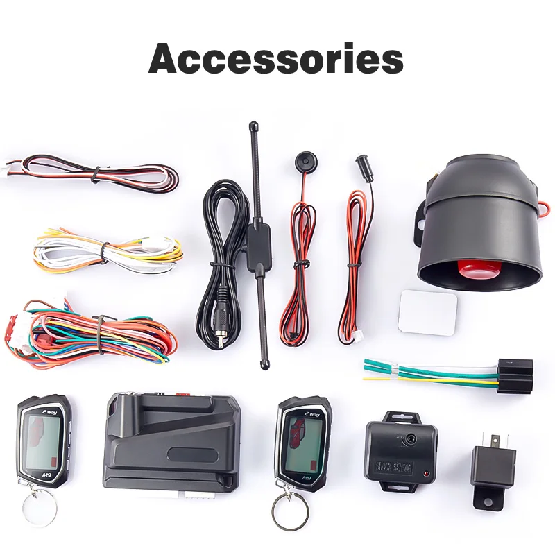 Universal PKE Keyless Entry Car Burglar Alarm System 2-Way APP/Remote Control Engine Start Anti-Theft 12V Security System Autos