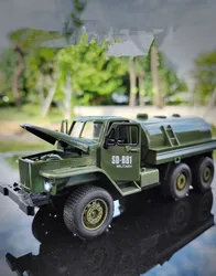 Alloy Pull back Military Transport Car Models,Military Oil Tank Car Toys,Simulated Audible and Visual Car Toys,Wholesale