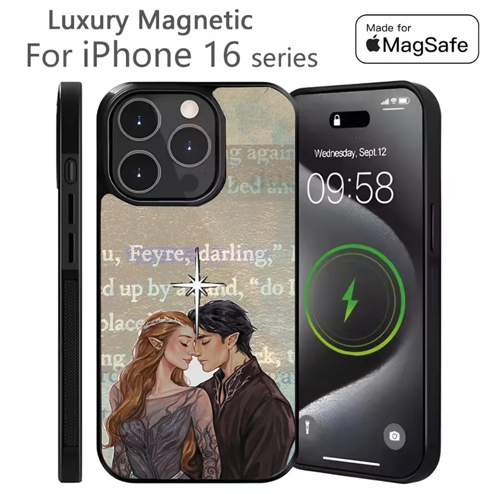 

Acotar A Court of Mist and Fury Phone Case For iPhone 16,15,14,13,12,11,Plus,Pro,Max Mini Magsafe Magnetic Wireless Charging