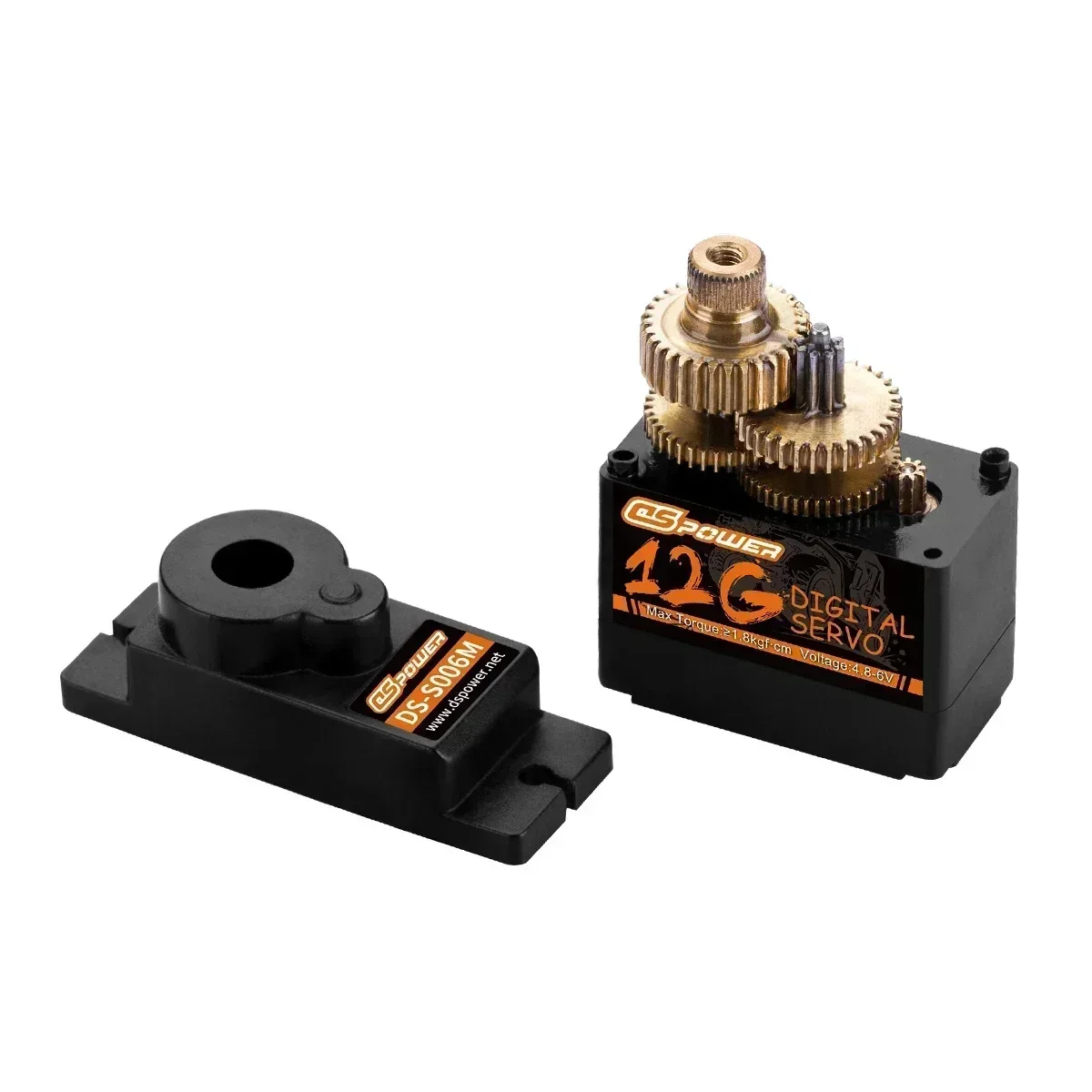 Dspower-Controle Remoto Digital Servo para RC Plane Helicopter Drone, Mini Servo Motor, Indoor Flight Robot, alta qualidade, 9 12g, 5Pcs