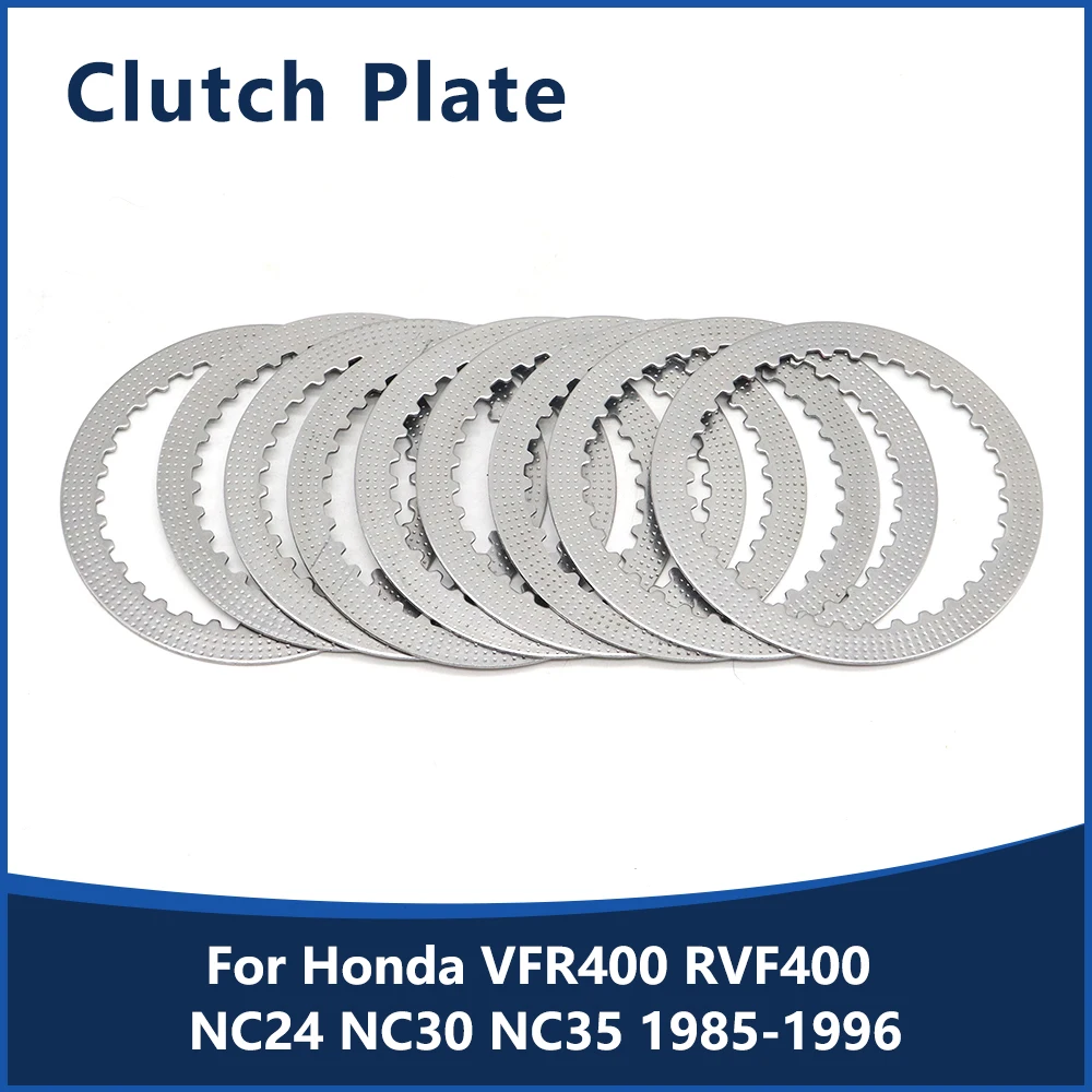 

For Honda VFR400 RVF400 VFR RVF 400 NC24 NC30 NC35 1985-1996 Motorcycle Clutch Friction Disc Steel Plate Kit Accessories