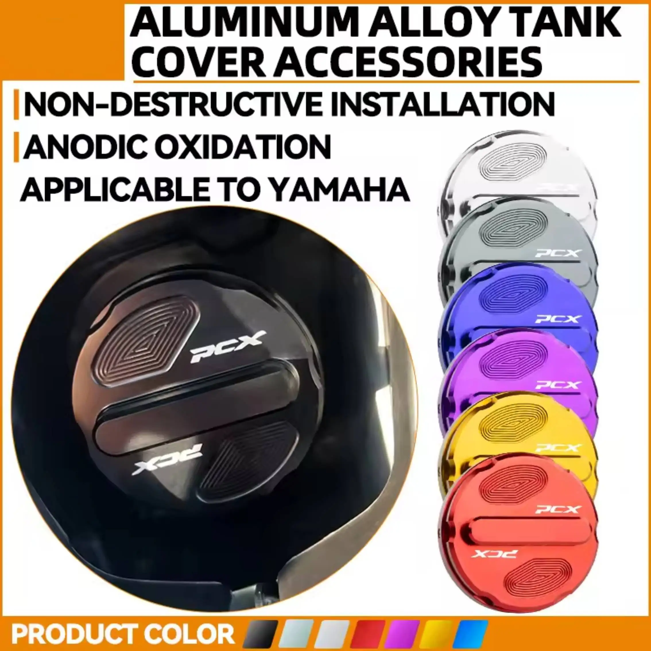 Tapa del Tanque de Combustible para Motocicleta Honda PCX 125 150 160 200 EV HP MPG PCX160-CBS 2018 2019 2020 2021 2022 2023 2024