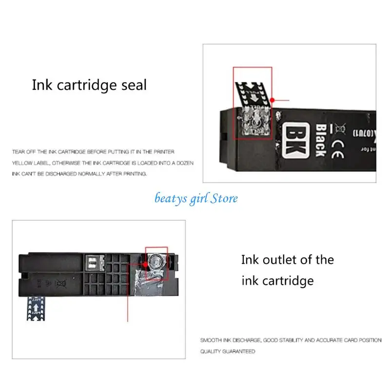 C7AB PGI 2500XL Quick Install ABS Inks Cartridge Ensures Sharply Text Vivids Color for High Volumes Printing Needs