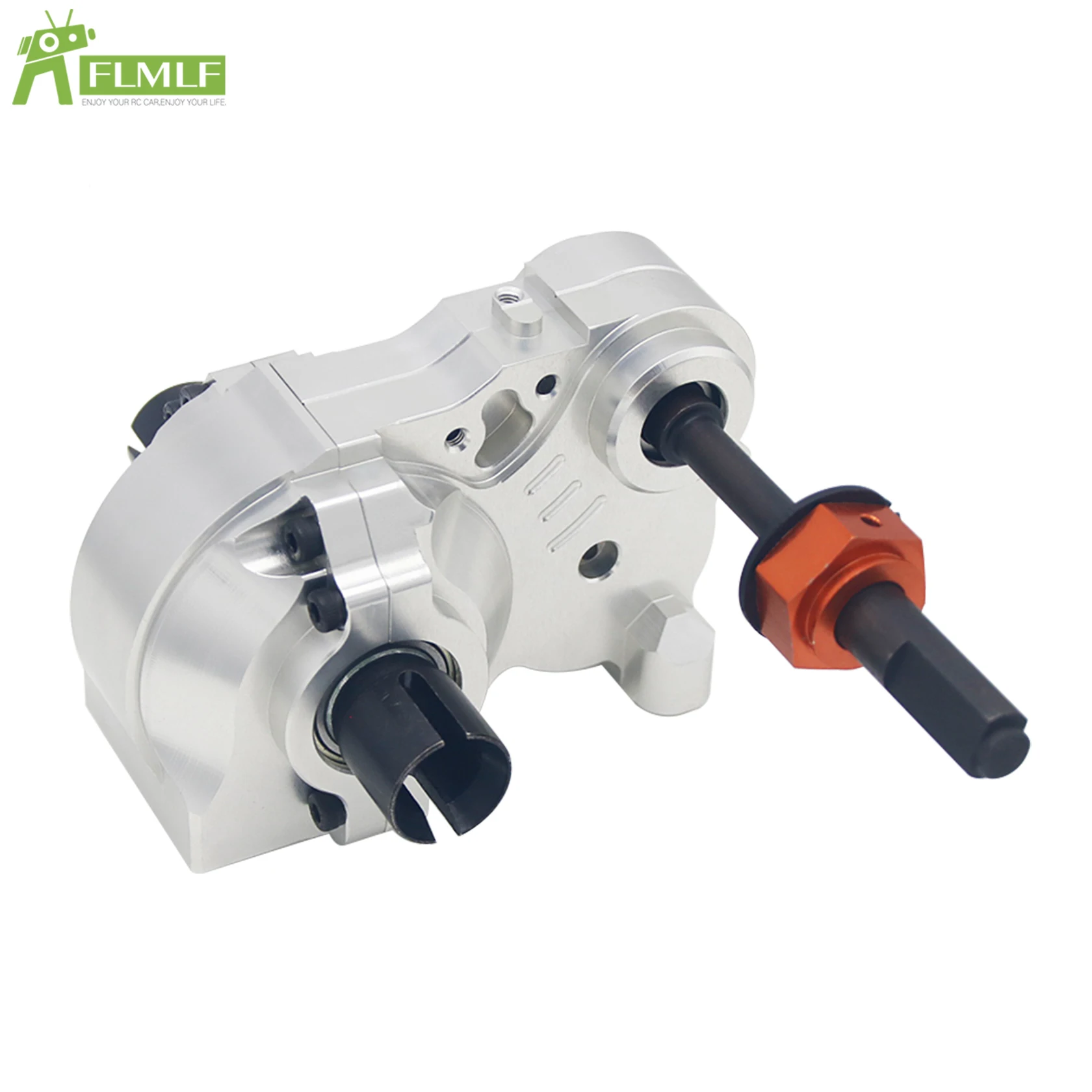 Alloy CNC Gear Box or Diff Transmission Gearbox Kit Fit for 1/5 HPI ROFUN BAHA ROVAN KM BAJA 5B 5T 5SC Rc Car Toys Games Parts