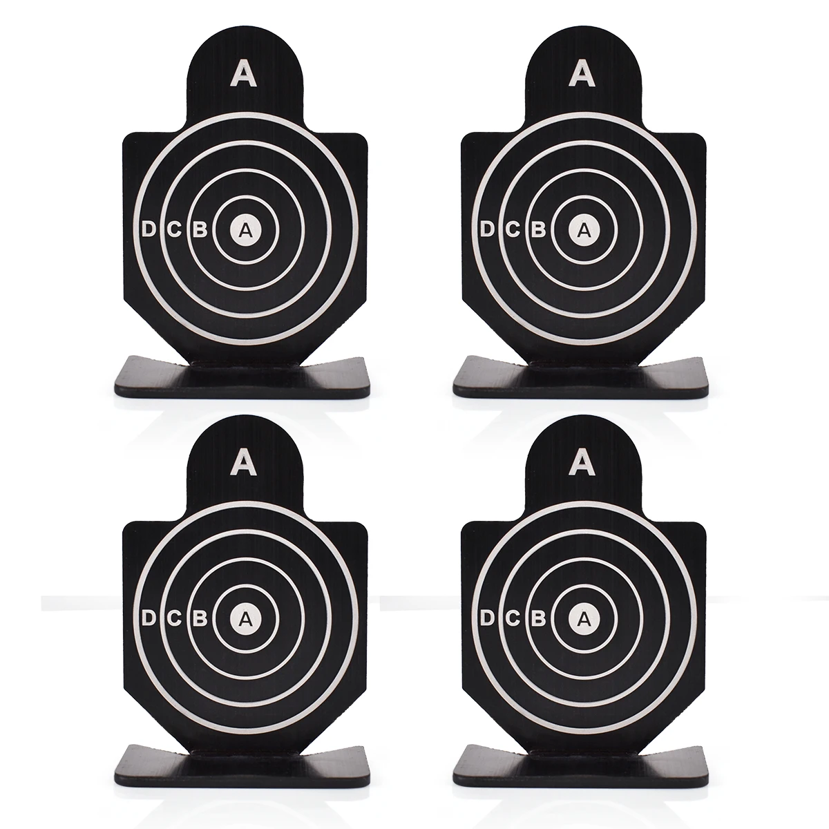 

4pcs High quality steel Outdoor moving Cord reset Shooting target Human Form Target for Outdoor target shooting game