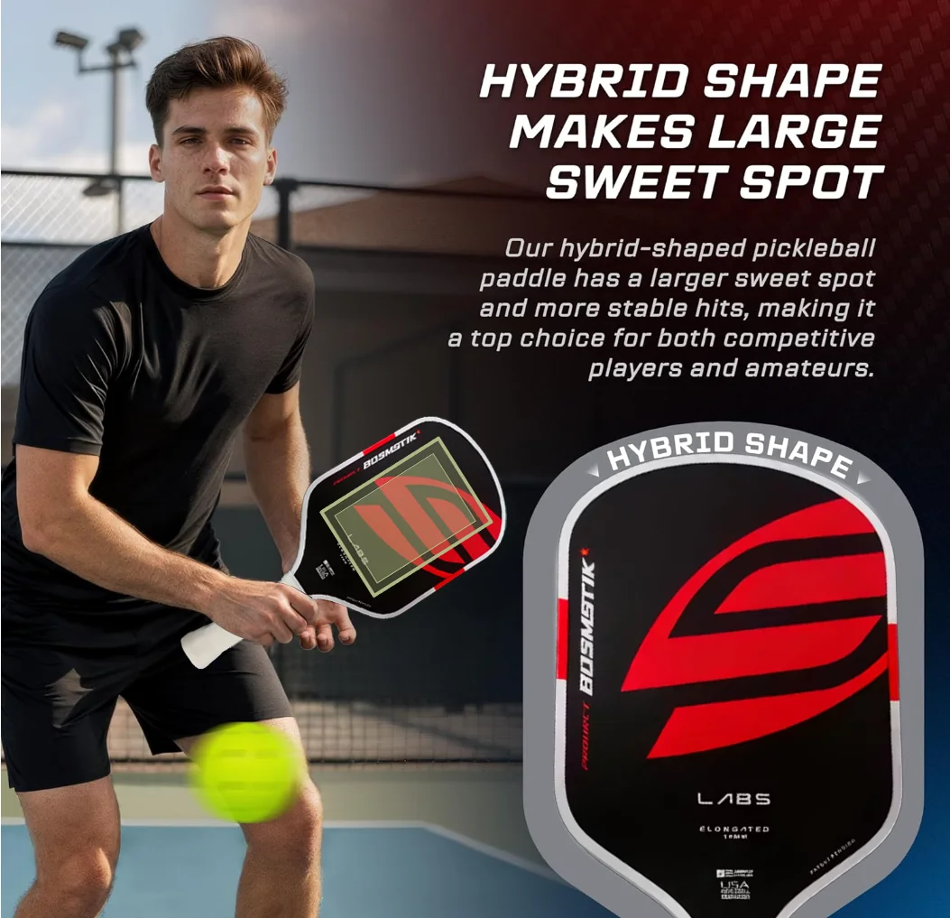 

LABS Project Boomstik Elongated Pickleball Paddle 16mm Boom Core Racket Pure Foam Paddle